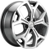 Диски Khomen KHW 1710 6.5x17 5*120 ET60 DIA65.1 Black Литой купить с бесплатной доставкой в пункты выдачи в Петербурге